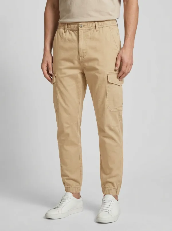 Elastic-Cuff Men's Cargo Pants