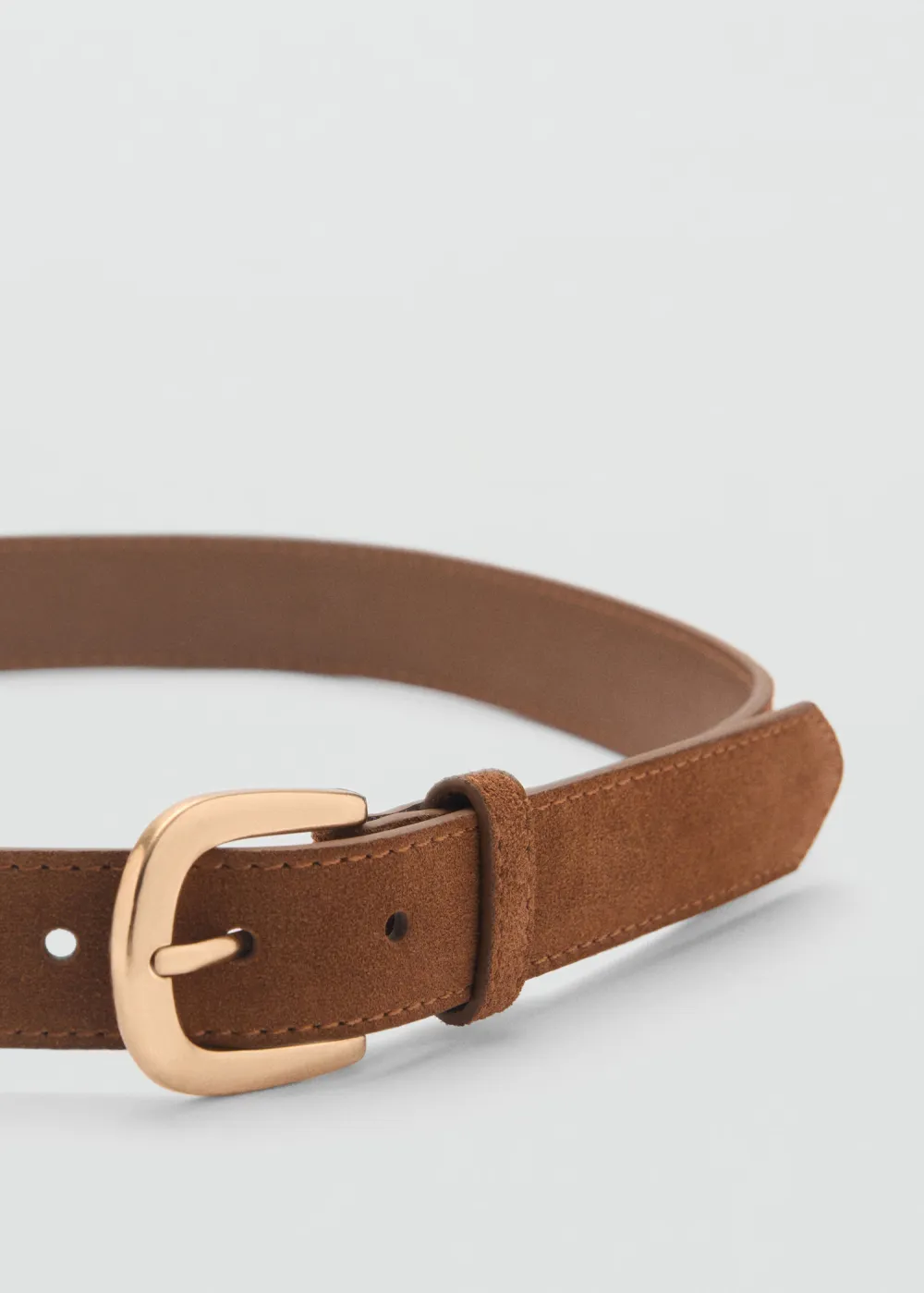 Casual Style Plain Suede Belts