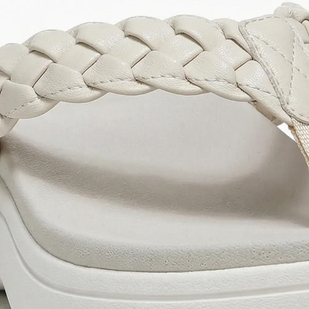 Braided Platform Comfort Sandals