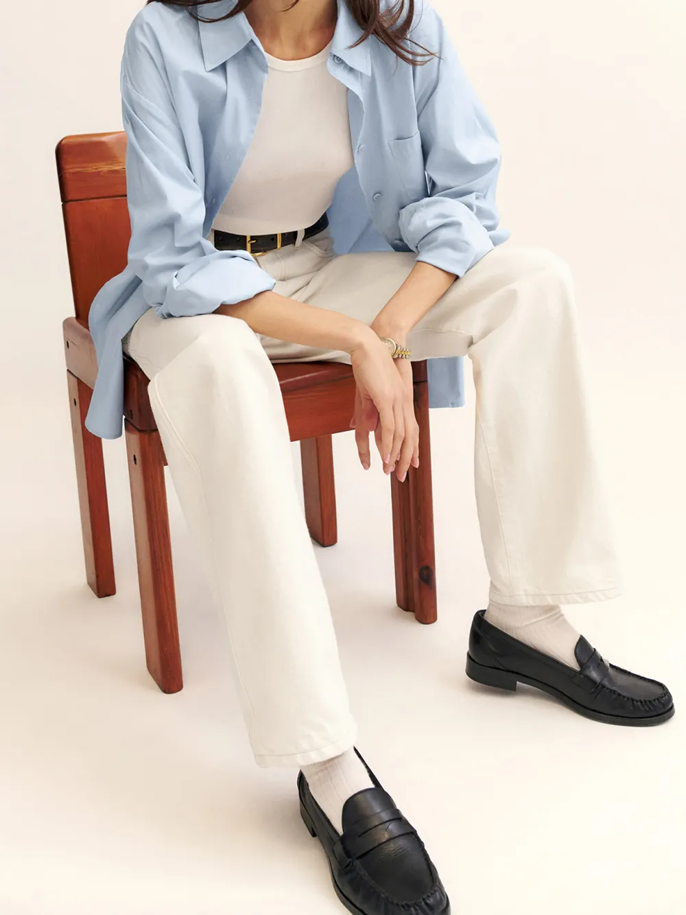 90s Inspired Mid Rise Straight Jeans