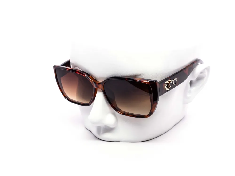 12-Pack Chunky Heart Square Gradient Sunglasses