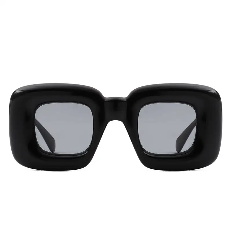 Structured Square Frame Sunglasses