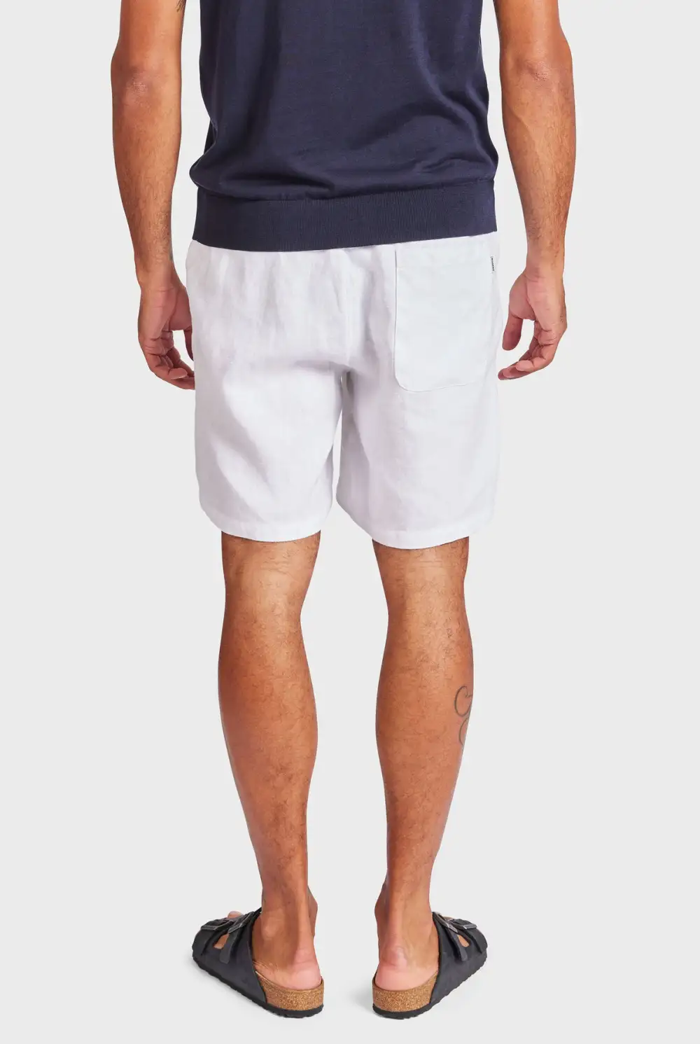 Elastic Waist Contrast Drawcord Short