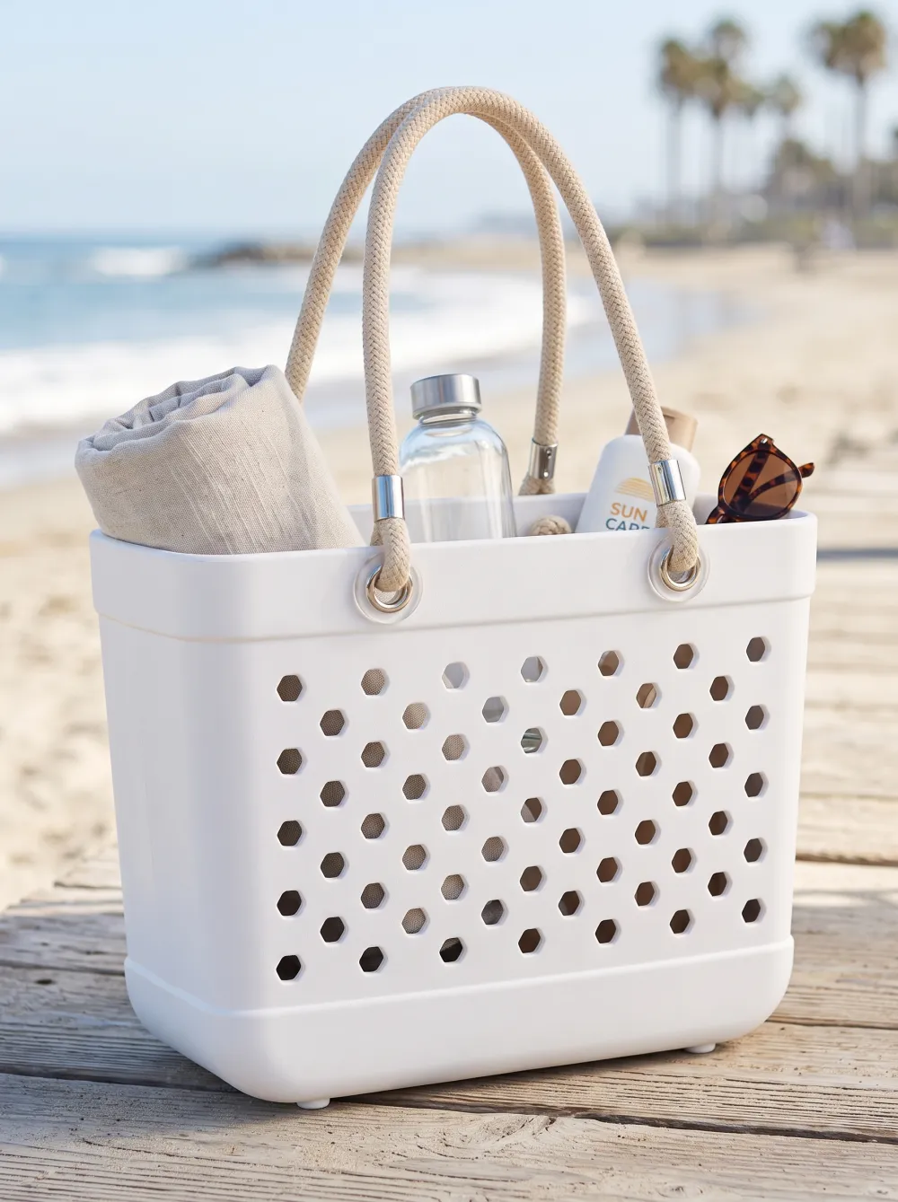 Coastline Journey Open-Top Tote Bag