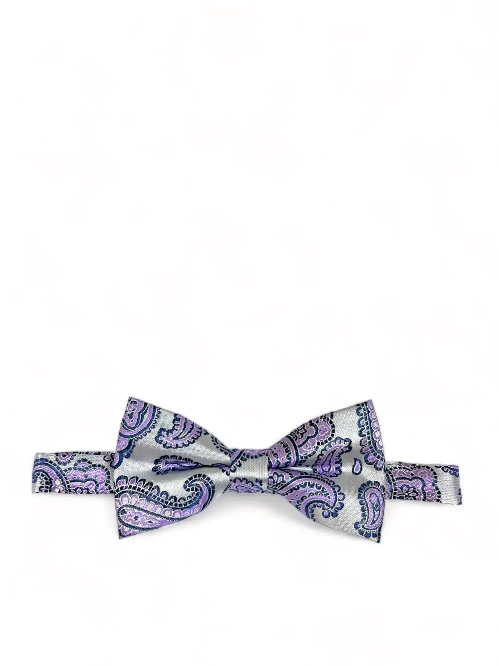 Formal Paisley Polyester Bow Tie
