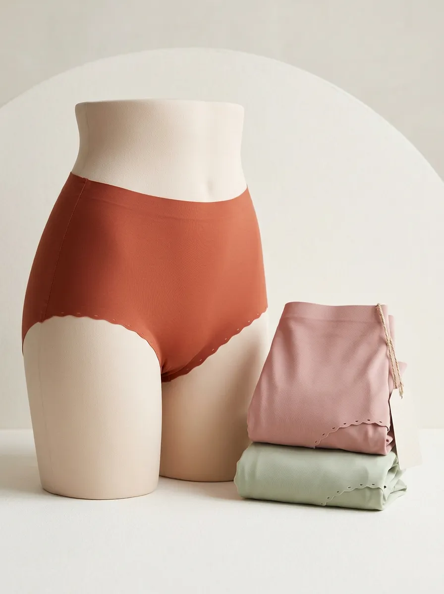 Women's Classic Scalloped-Edge Seamless Three-Pack Panties