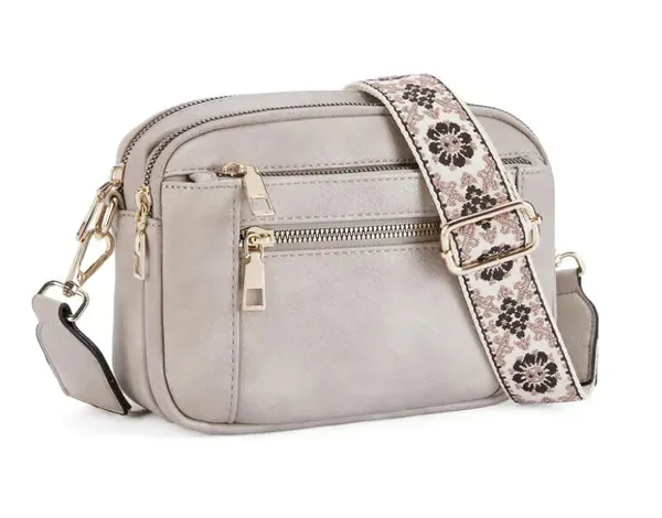🔥Handmade Colorful Straps Crossbody Leather Bags & Purse💖