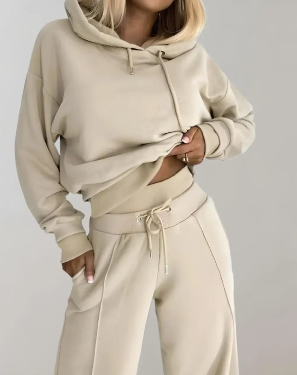 Casual Women's Hoodie Tracksuit Set
