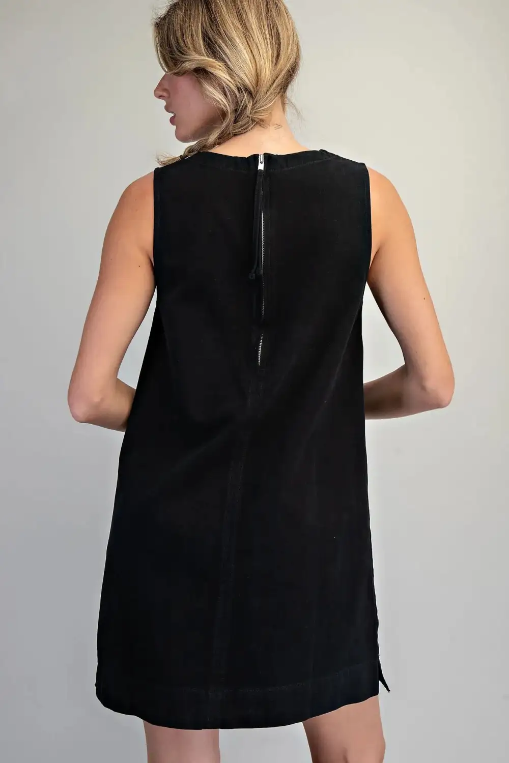 Sleeveless Shift Mini Dress