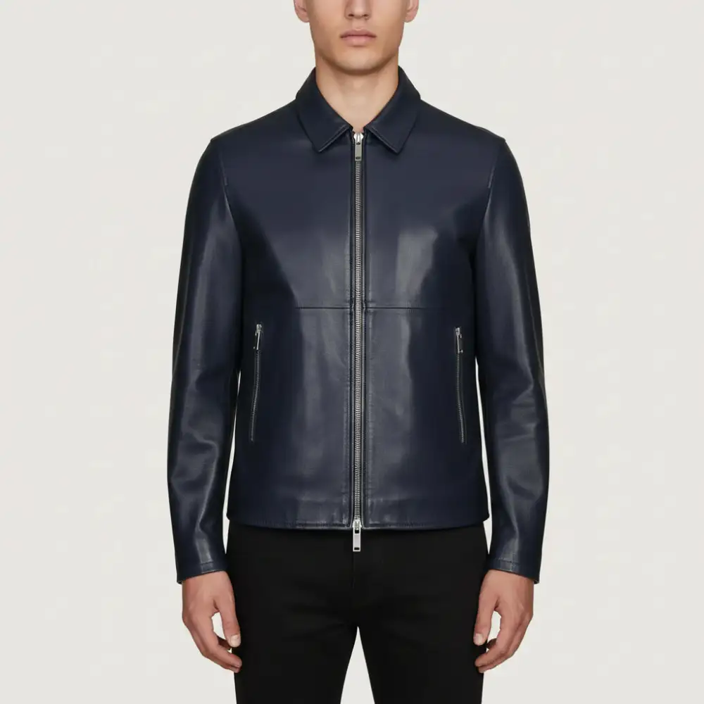 Sheepskin Biker Bomber Jacket