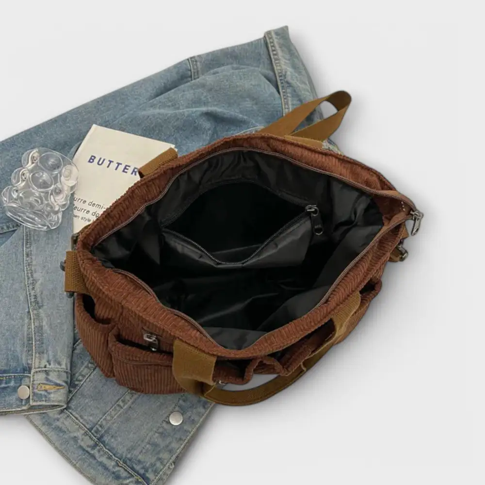 Nylon Soft Grain Tote Bag