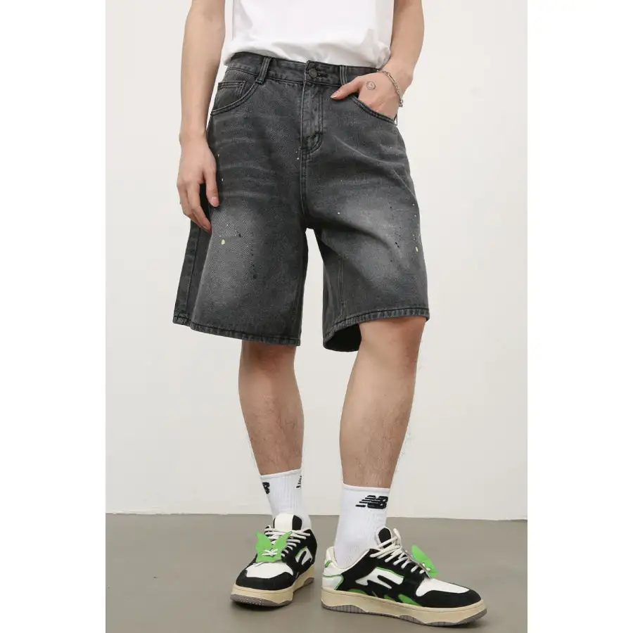 Men's Mid Rise Denim Shorts