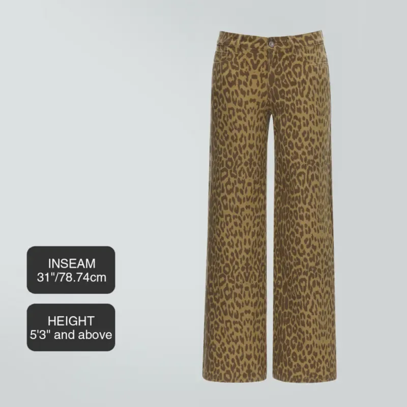 Mid-Low Waist Loose Stretch Wide Leg Jeans