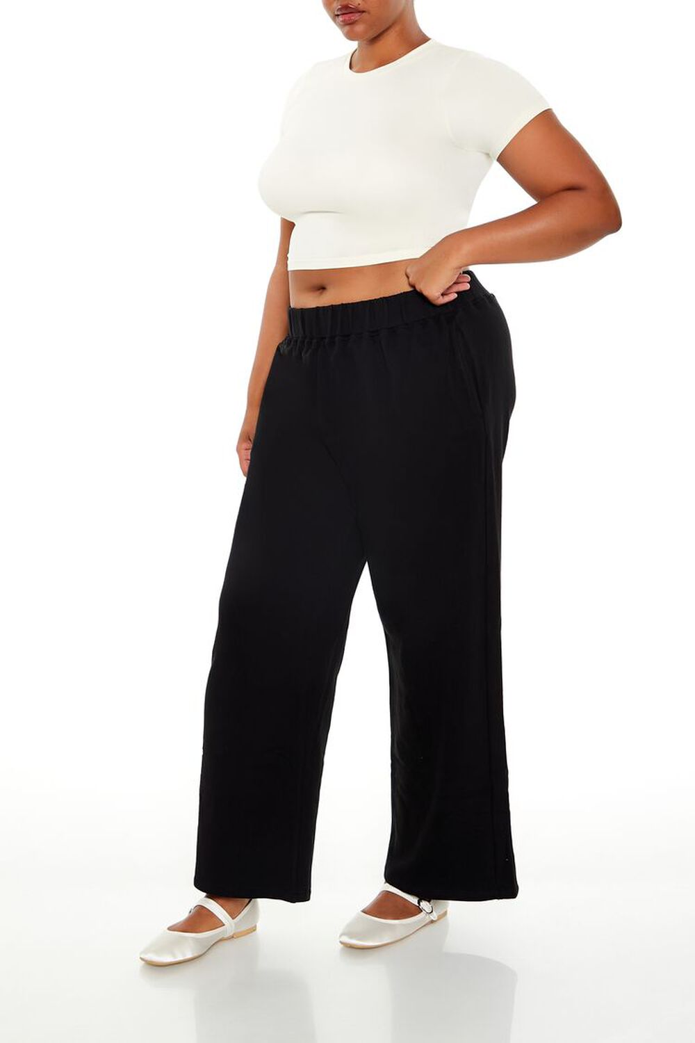 Plus Size French Terry Pants