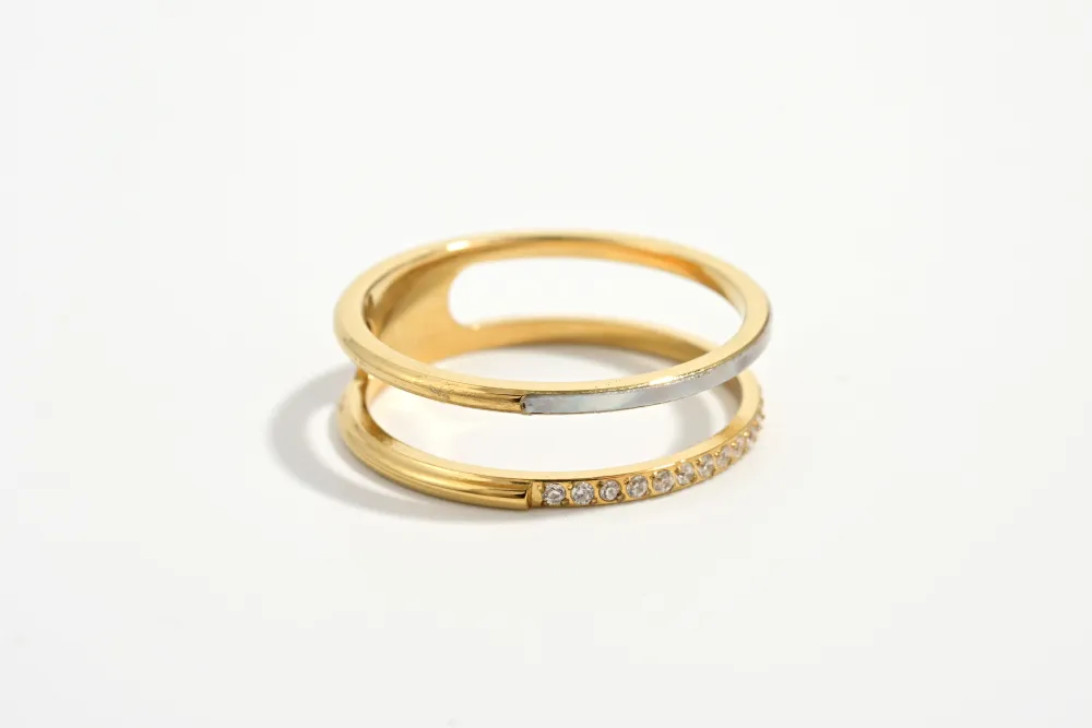 Modernist Minimal Everyday Fashion Ring