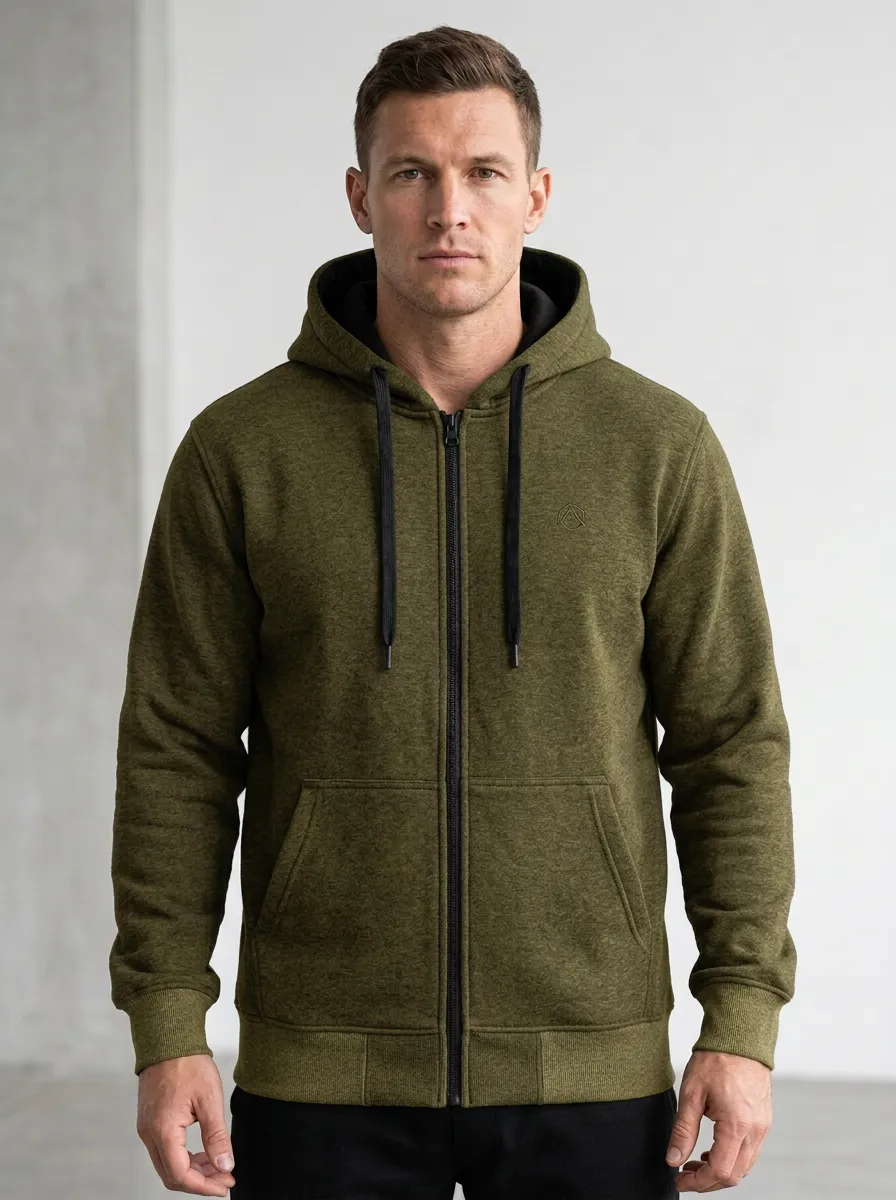 Classic Embroidered Zip-Up Fit Men's Sport Jacket