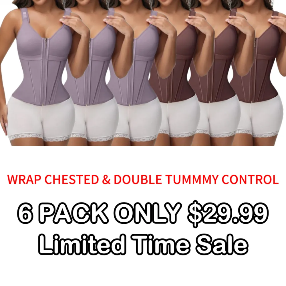 🔥Last Day 49% Off - Women’s Tummy Control Shapewear with Built-In Bra – Waist Slimming, Lifting & Adjustable Fit