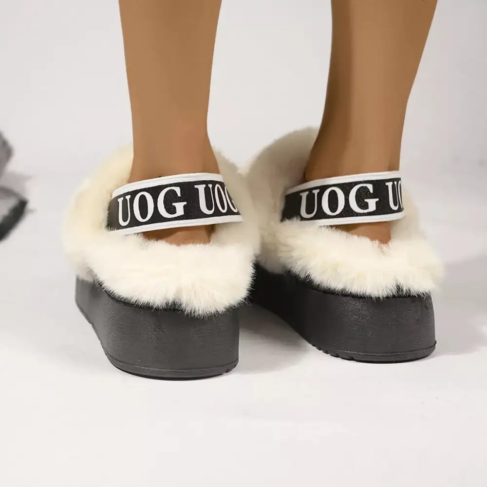 Refined Round Toe Platform Ankle Boots