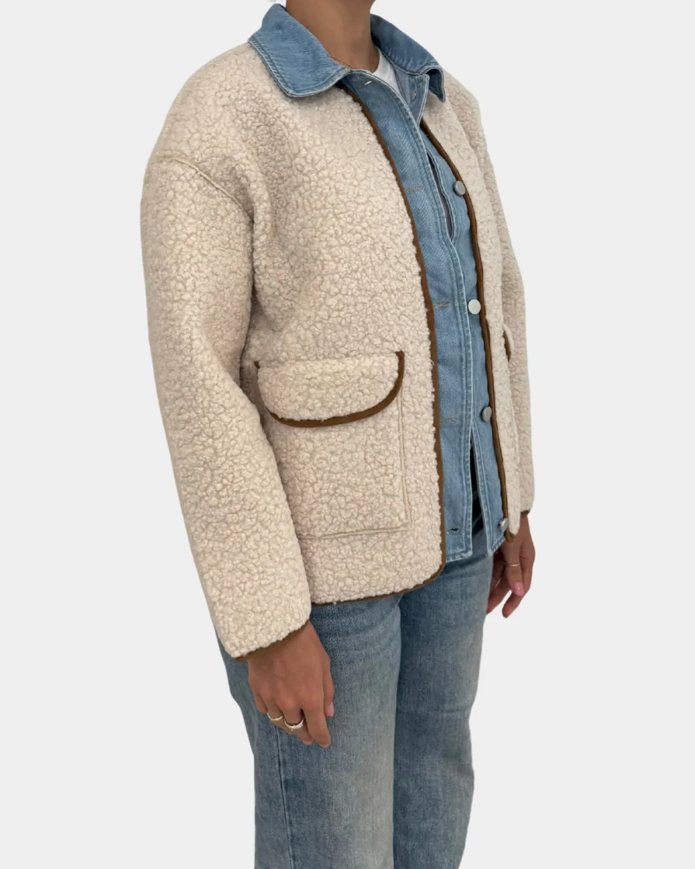 Layered Fleece Jacket