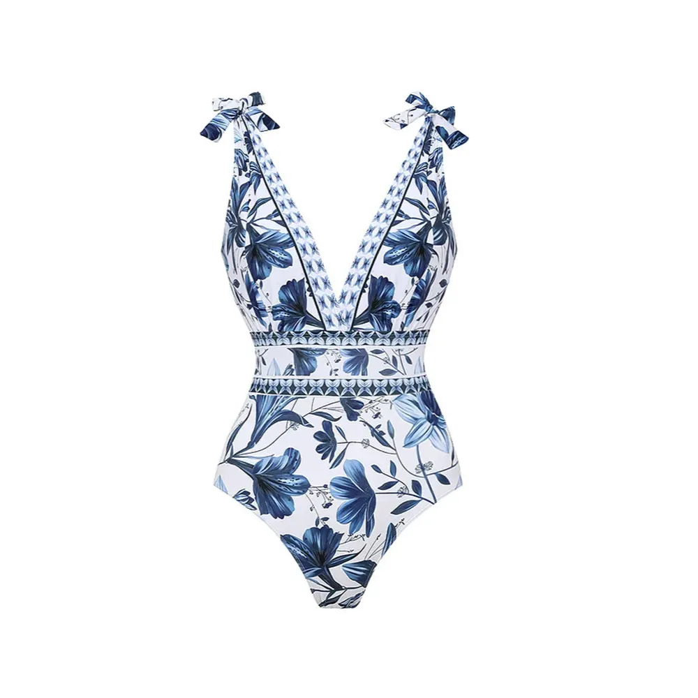 Floral Skirted Swimsuit Set