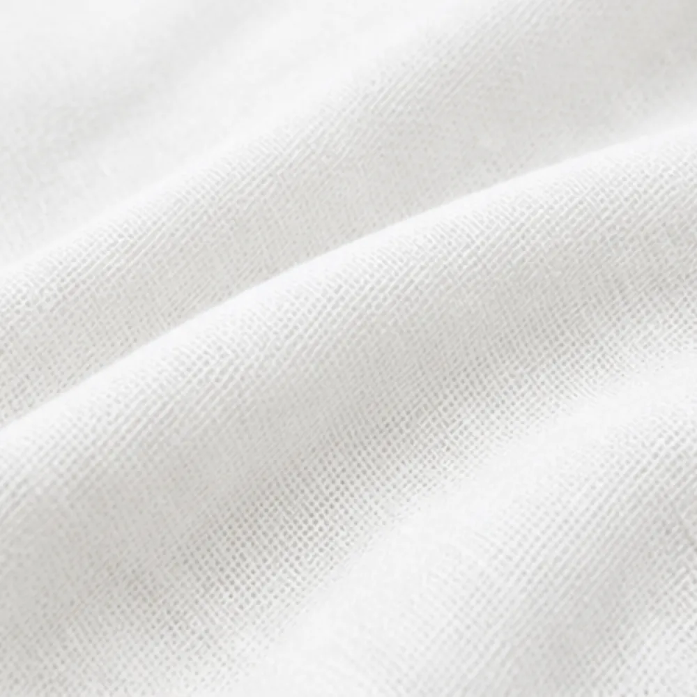 Crochet V Neck Linen Set