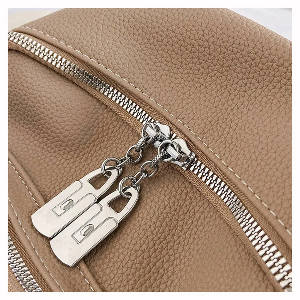 Minimal Compact Textured Backpack