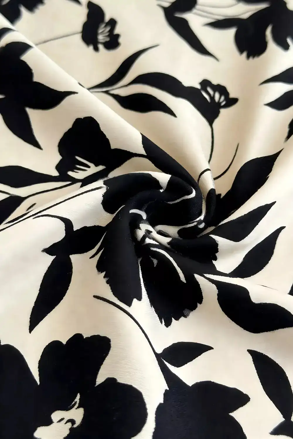 Botanical Print Short Sleeve A-Line Maxi Dress