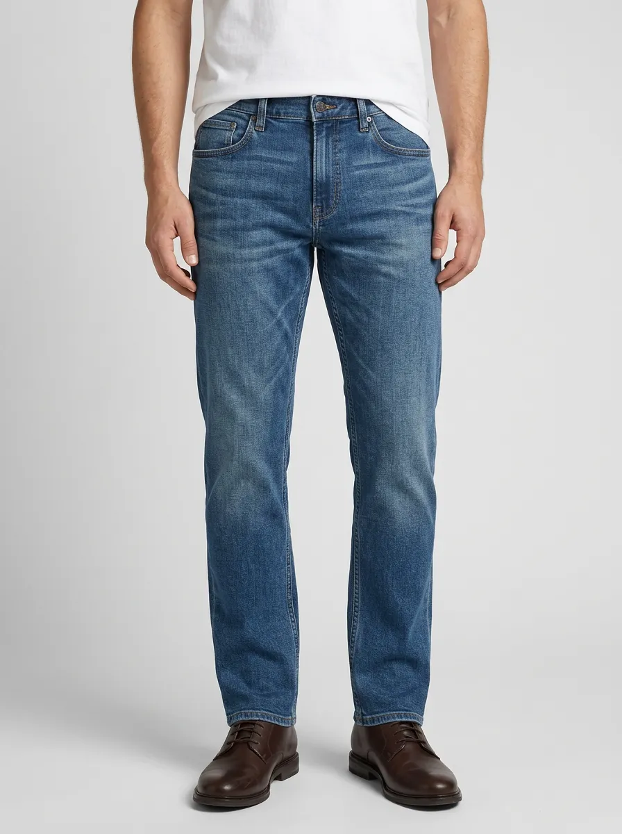 Everyday Textured High Jeans