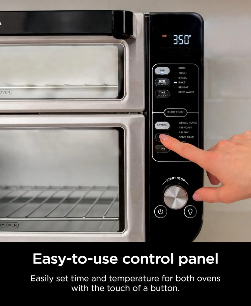 Ninja DCT451 12-in-1 Smart Double Oven with FlexDoor