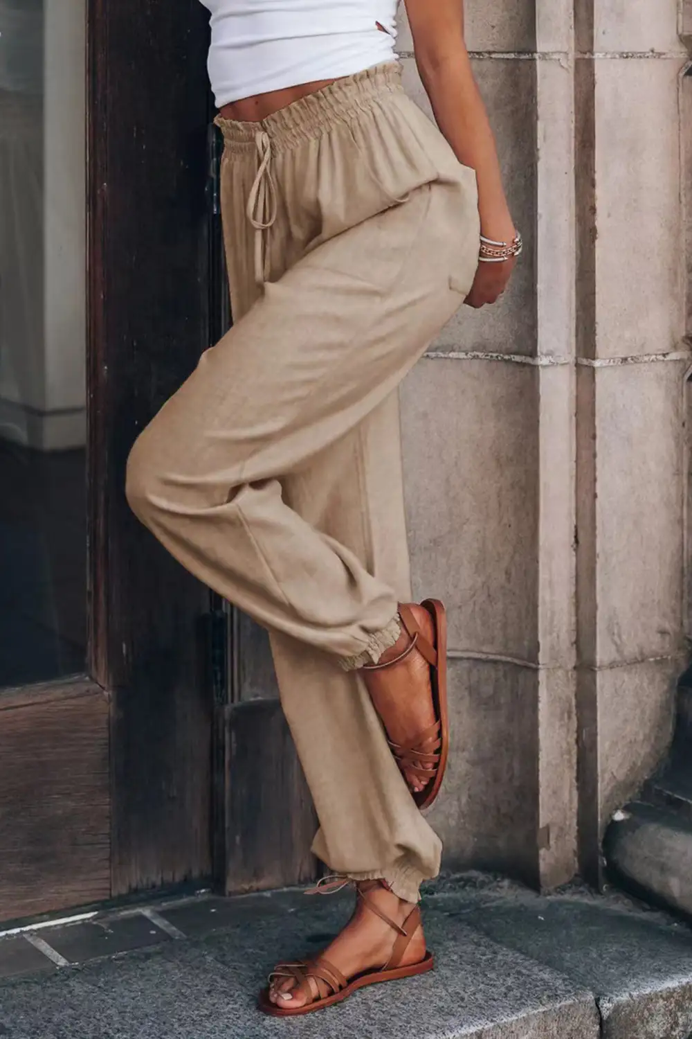 Relaxed Drawstring Everyday Pants