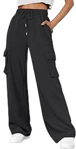 Womens Sweatpants Wide Leg