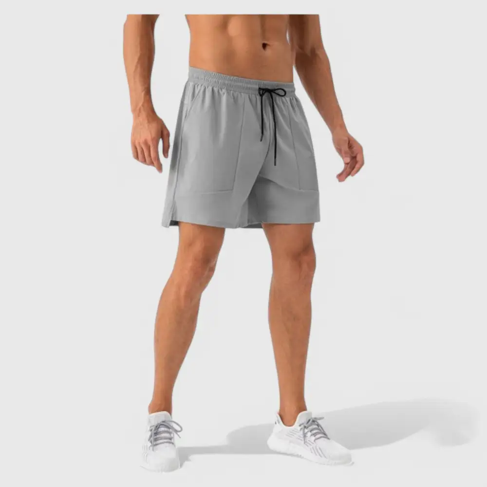 Drawstring Elastic-Waist Quick-Dry Lightweight Men's Athletic Shorts