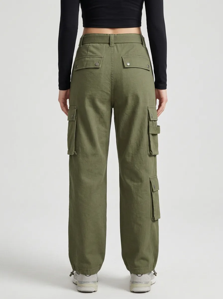 Signature Multi Pocket Tactical Style Style Women's Multi Pocket Cargo Pants