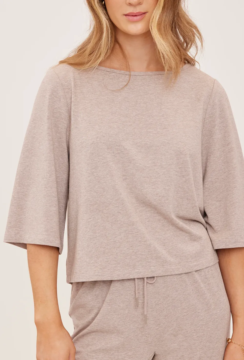 Relaxed Flare Sleeve Tee