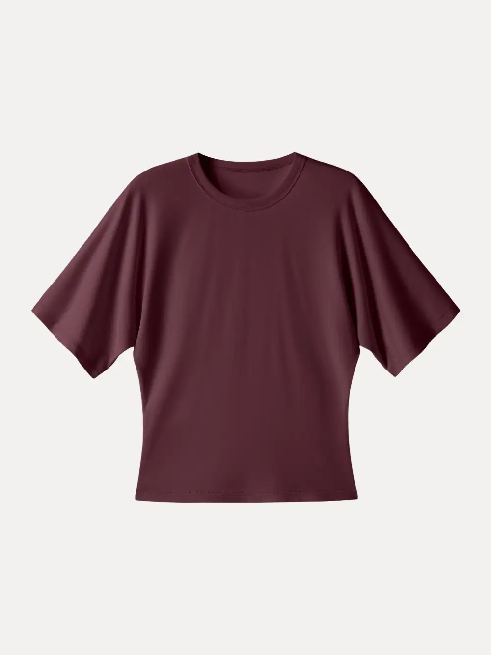 Cotton-Blend Tee Everyday Top