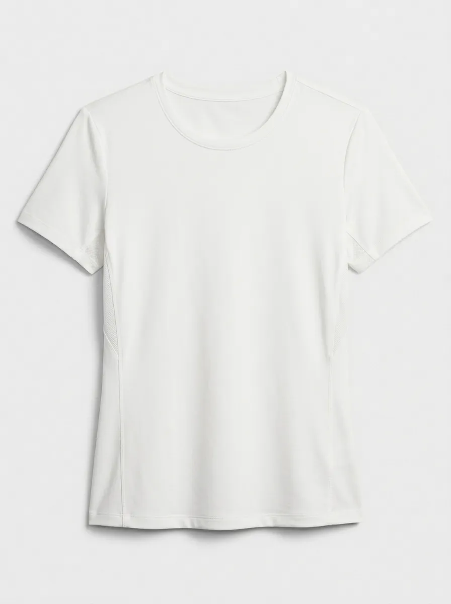 Women's Textured Side-Panel Active T-Shirt