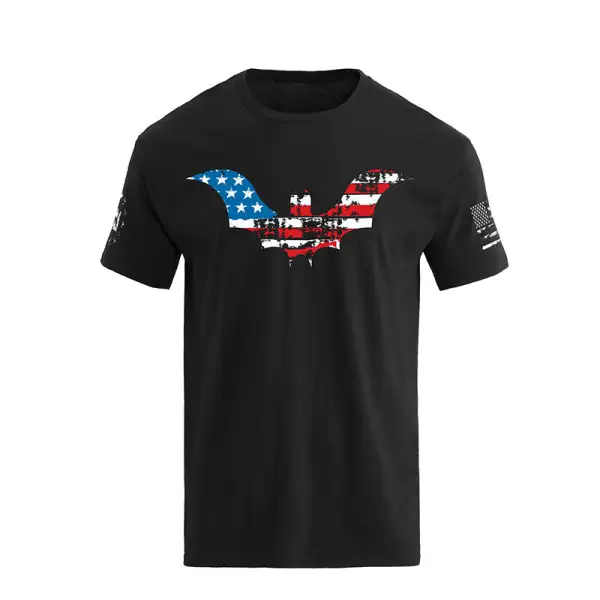 BAT USA FLAG GRAPHIC TEE