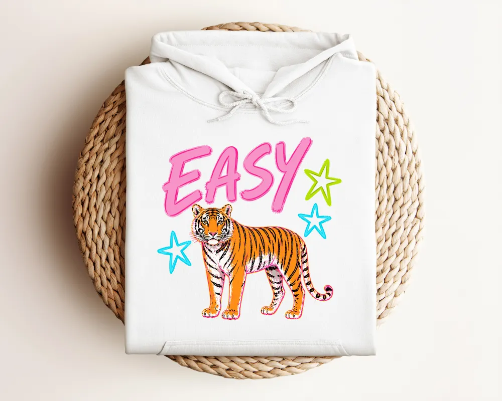Tiger Motto Graphic Pullover Hoodie