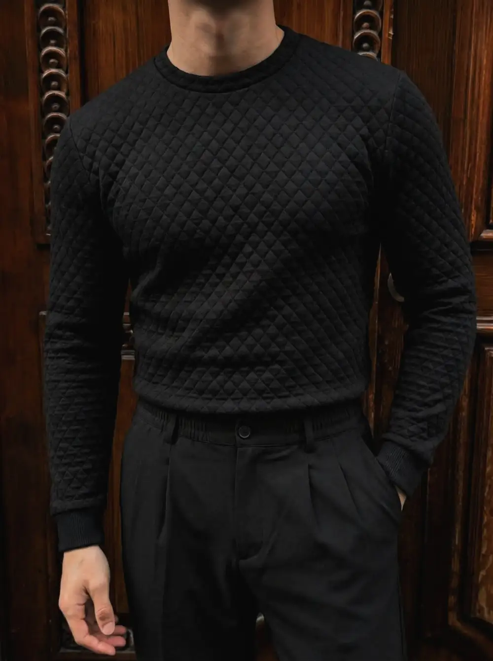 Tailored Textured Sweater