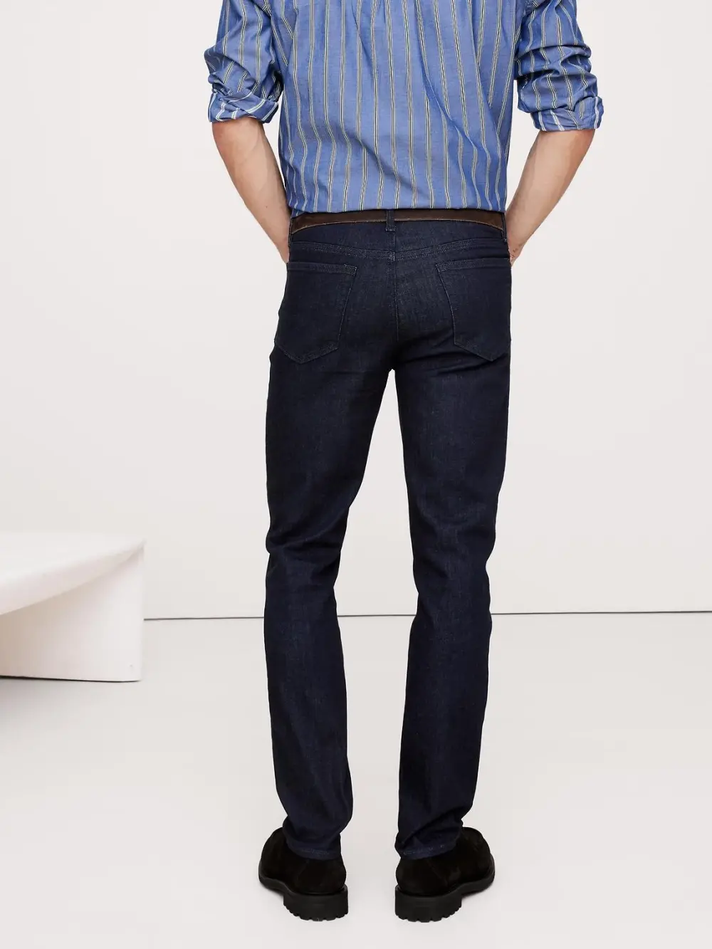 Men's  Rinse Dark Wash Casual Fashion Jeans