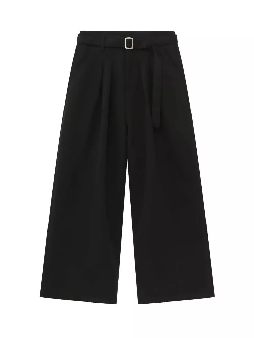 Relaxed Men's Wide Leg Pleated Pants