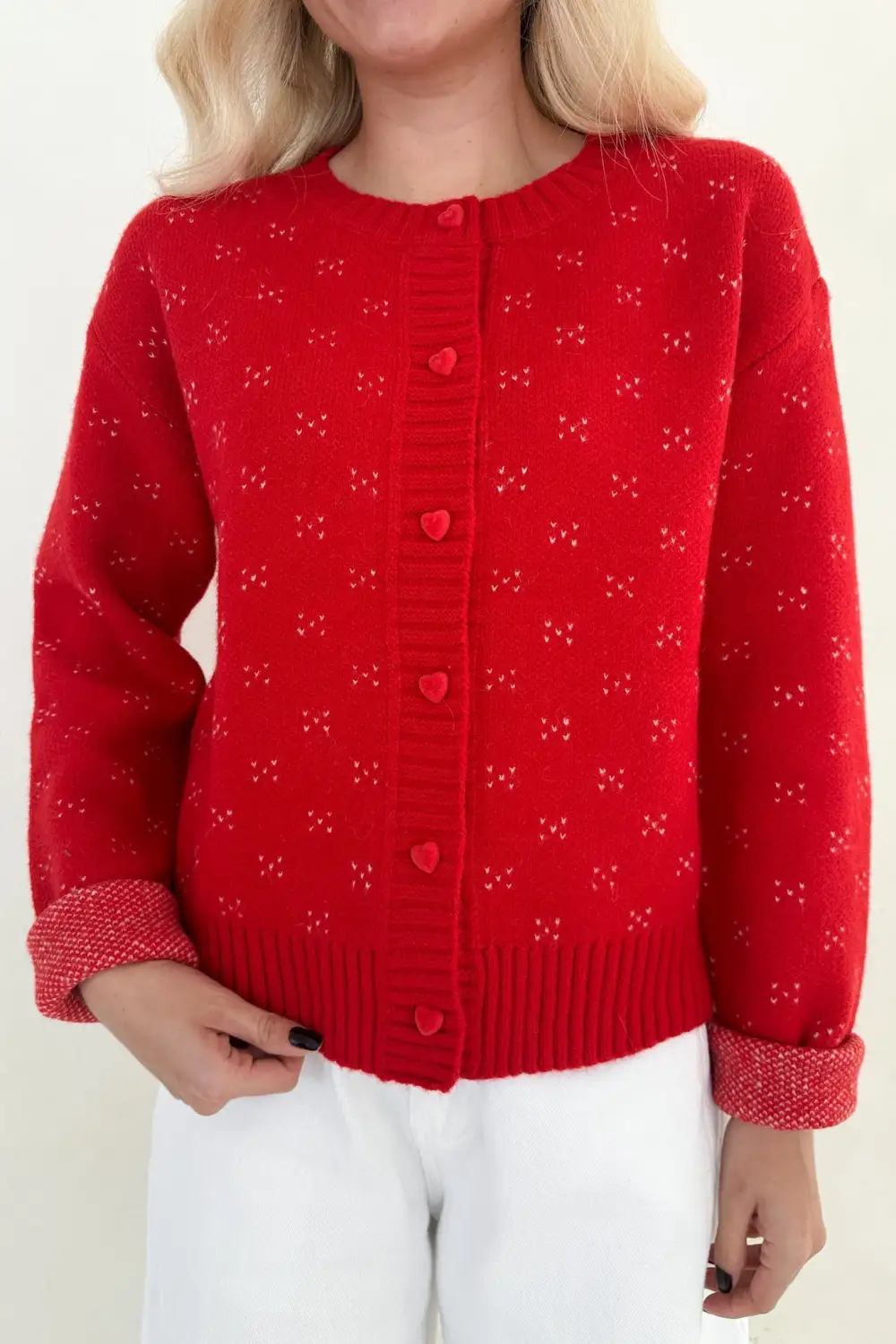 Polished Soft Button Front Cardigan