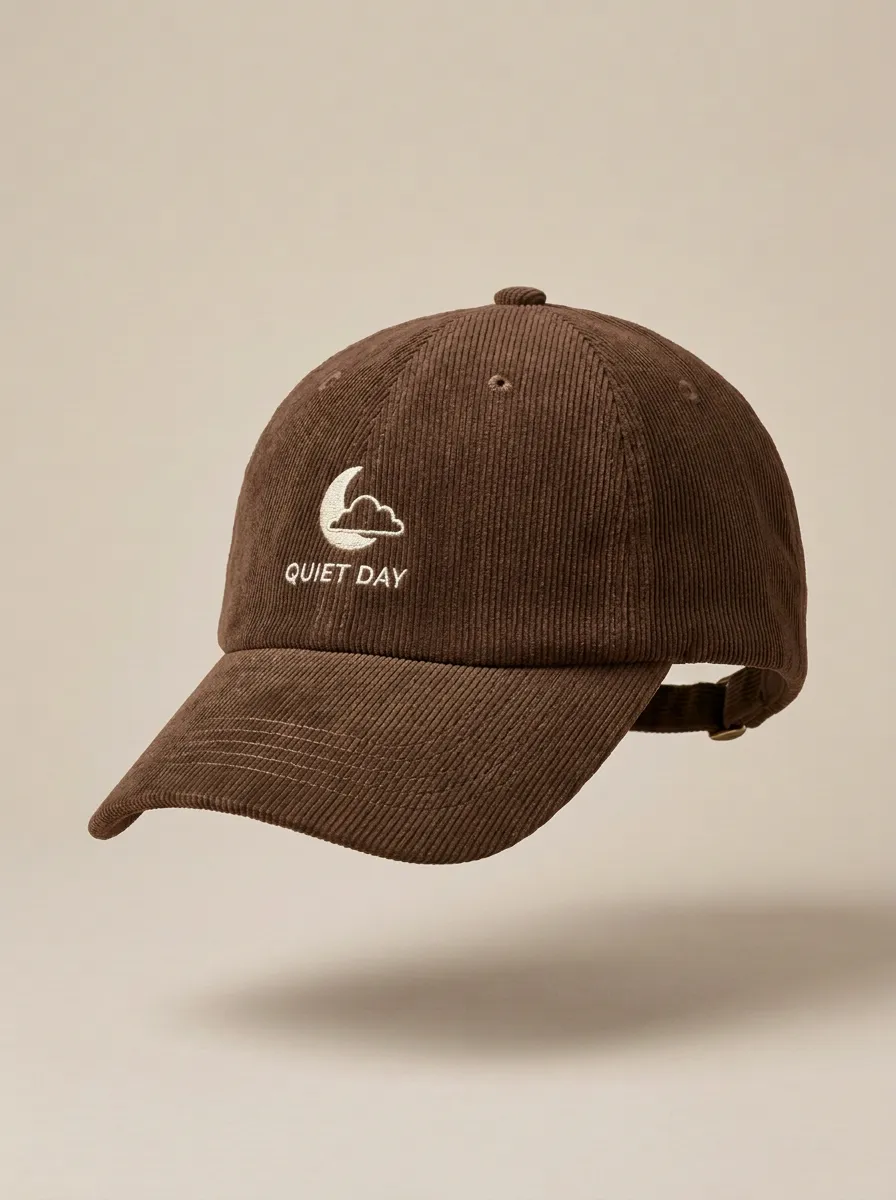 Day Corduroy Embroidered Unisex Baseball Cap
