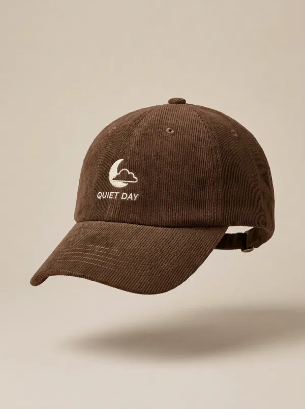 Day Corduroy Embroidered Unisex Baseball Cap