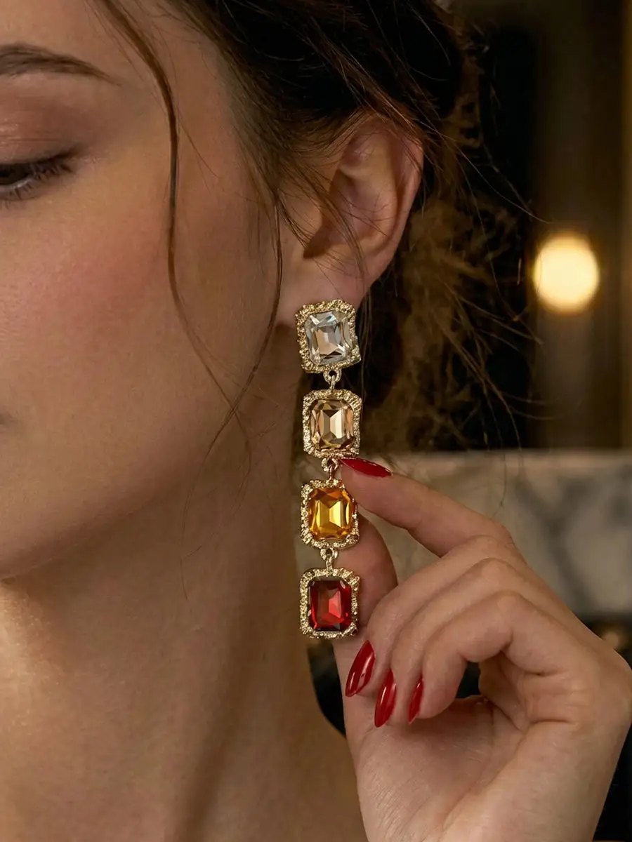 Chic Openwork Drop Earrings