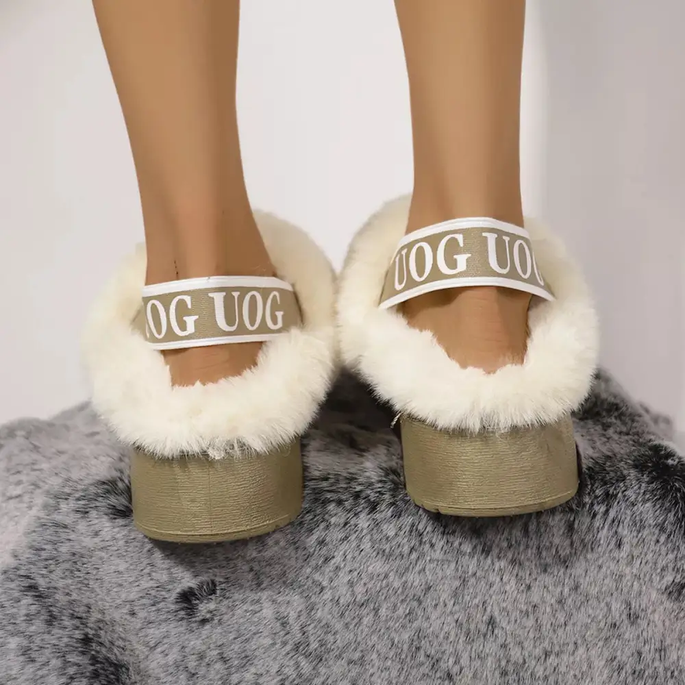 Refined Round Toe Platform Ankle Boots