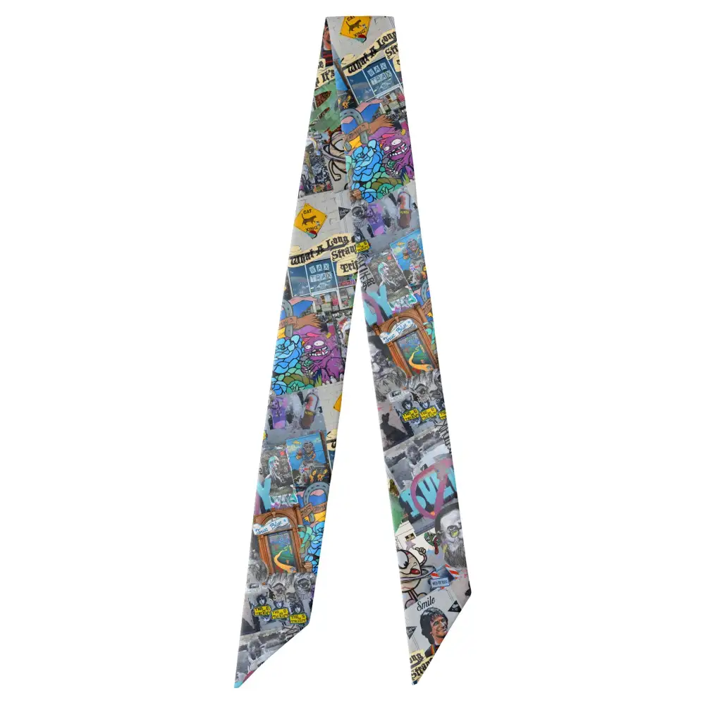 Cap Hill Street Art Design Hair Scarf