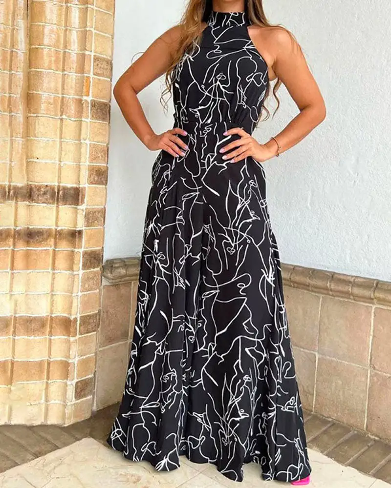 Wide Leg Satin Jumpsuit