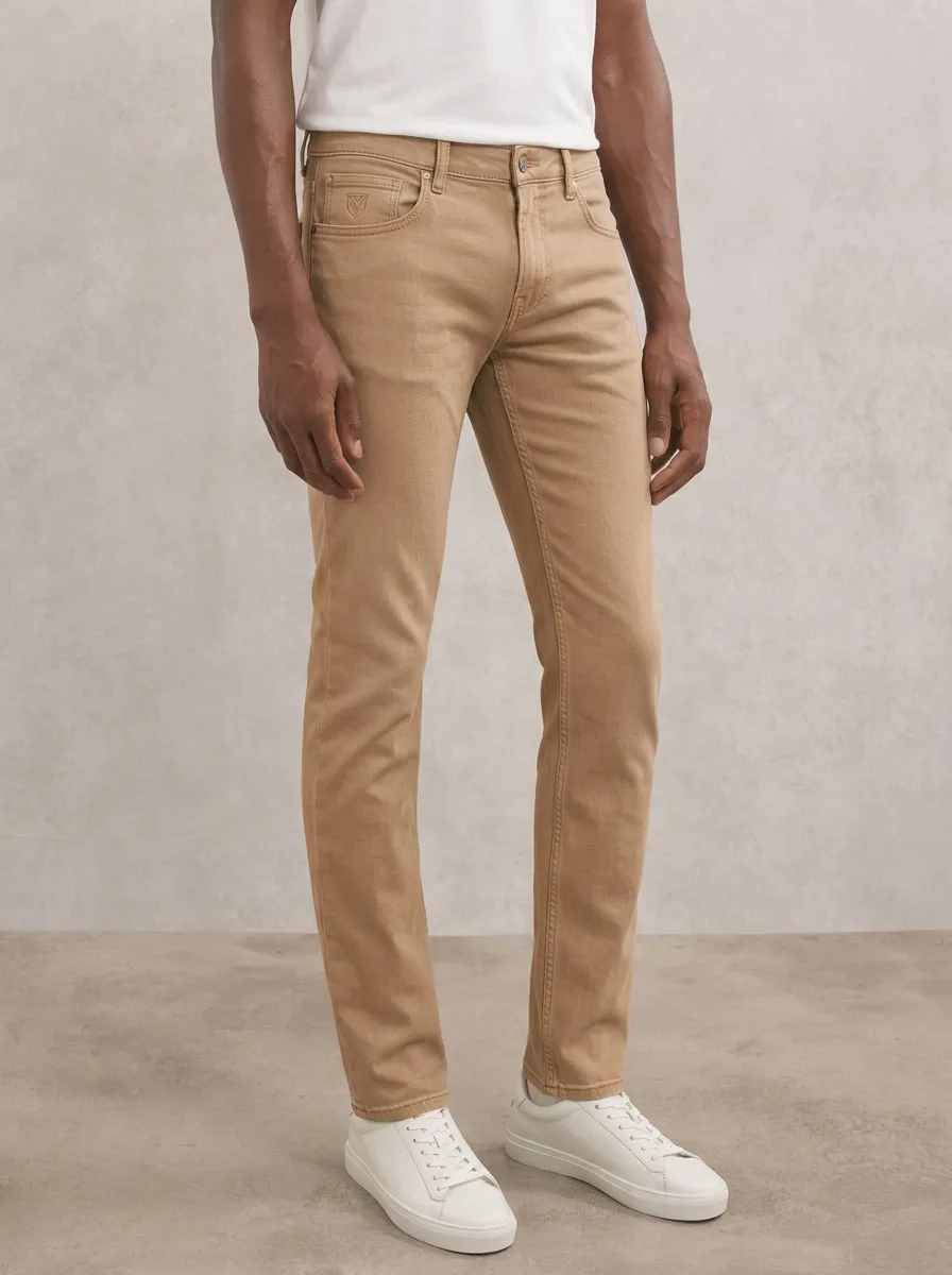 Men's Classic Weekend Light Wash Stretch Denim Jeans