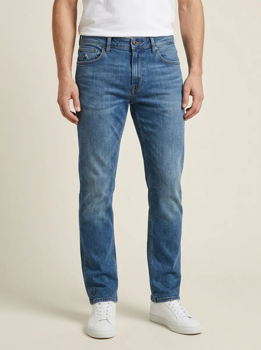 Men's Contemporary Flexible Casual Wear Stretch Denim Jeans